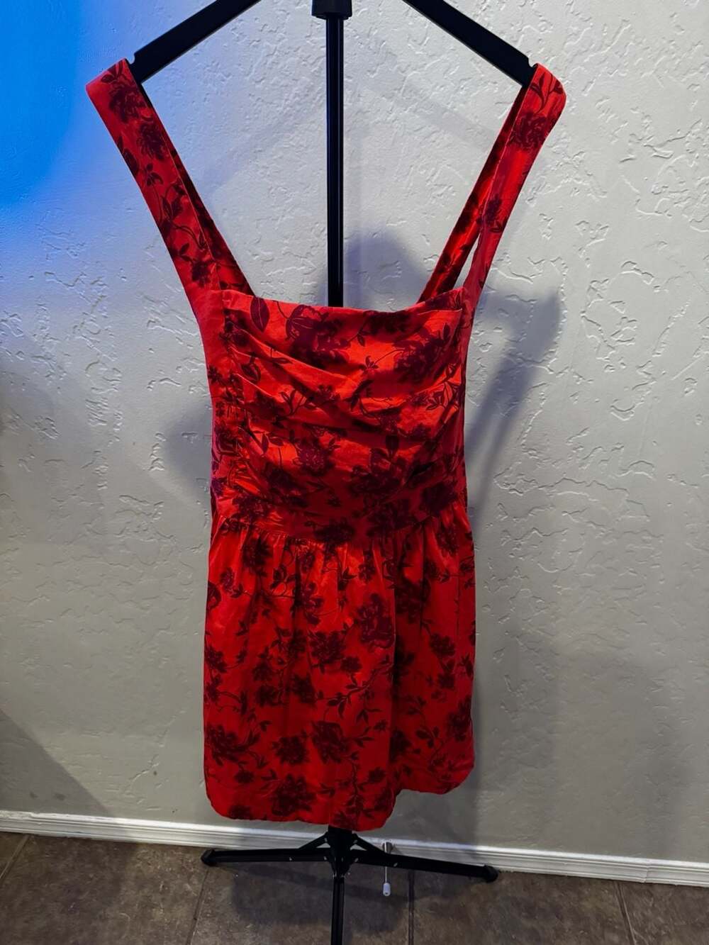 Free People Meet Me In Maui Mini Dress in Heat Wave Combo